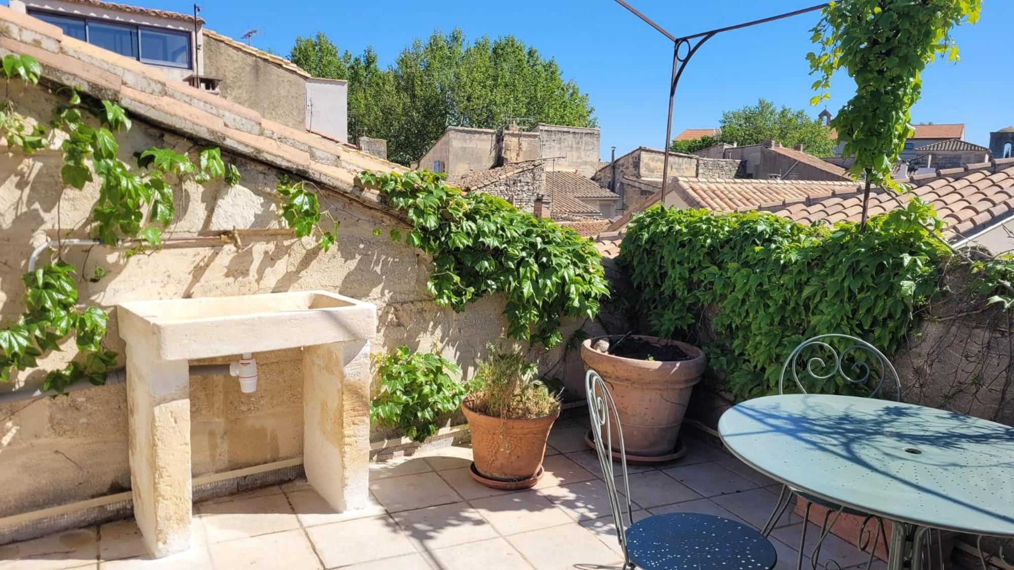 La Confidentielle Centre Ville Arles Terrasse Екстер'єр фото